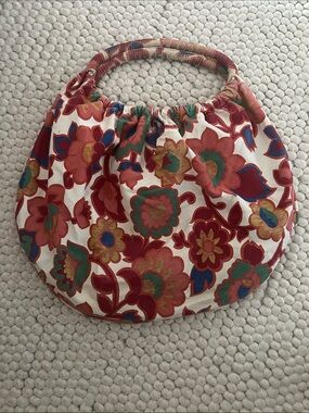 Boho Floral Handle Tote